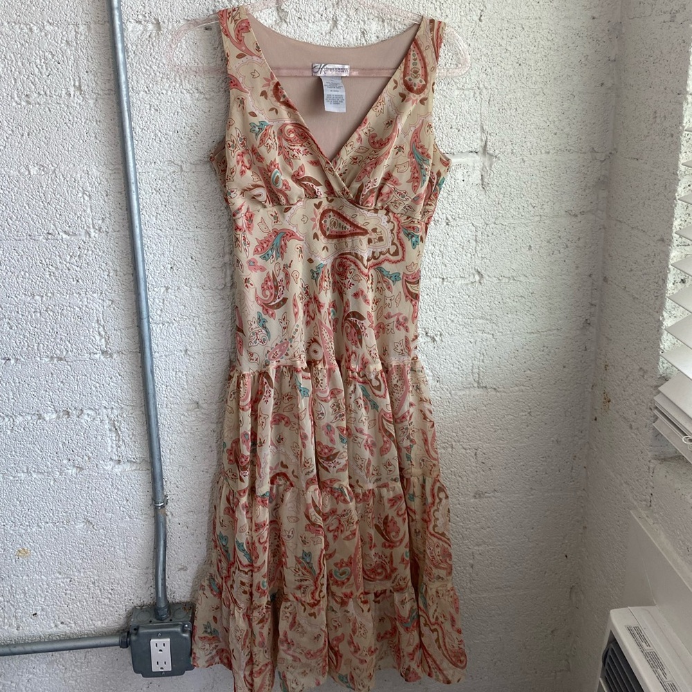 Size 6 print dress #dress #print #vintage #90s #style #look